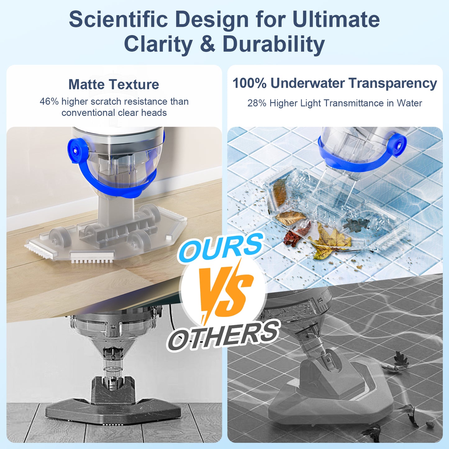 Sharkswell Pool Vacuum White